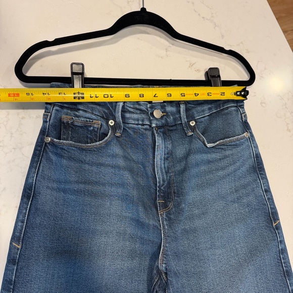 Good American Palazzo Crop Blue Wide Leg Denim - Picture 10 of 10